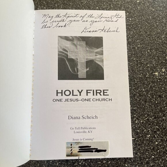 Holy Fire One Jesus-One Church Diana Scheich Go Tell Publications Paperback - Picture 4 of 6